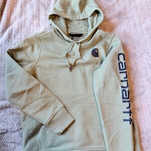 Carhartt Sage Green Relaxed Fit Hoodie